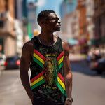 Legend Reggae Marley Football Men Tank Top Rasta Lion