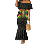 Legend Reggae Marley Football Mermaid Dress Rasta Lion