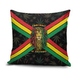 Legend Reggae Marley Football Pillow Cover Rasta Lion