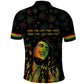 Legend Reggae Marley Football Polo Shirt Rasta Lion