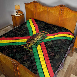 Legend Reggae Marley Football Quilt Rasta Lion