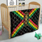 Legend Reggae Marley Football Quilt Rasta Lion