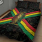 Legend Reggae Marley Football Quilt Bed Set Rasta Lion