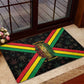 Legend Reggae Marley Football Rubber Doormat Rasta Lion