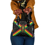 Legend Reggae Marley Football Shoulder Handbag Rasta Lion