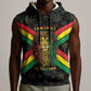 Legend Reggae Marley Football Sleeveless Hoodie Rasta Lion