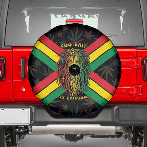 Legend Reggae Marley Football Spare Tire Cover Rasta Lion