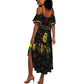 Legend Reggae Marley Football Summer Maxi Dress Rasta Lion
