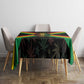 Legend Reggae Marley Football Tablecloth Rasta Lion