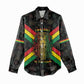 Legend Reggae Marley Football Women Casual Shirt Rasta Lion