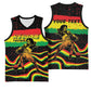 Personalized Reggae Legend Bob Football Basketball Jersey Grunge Style