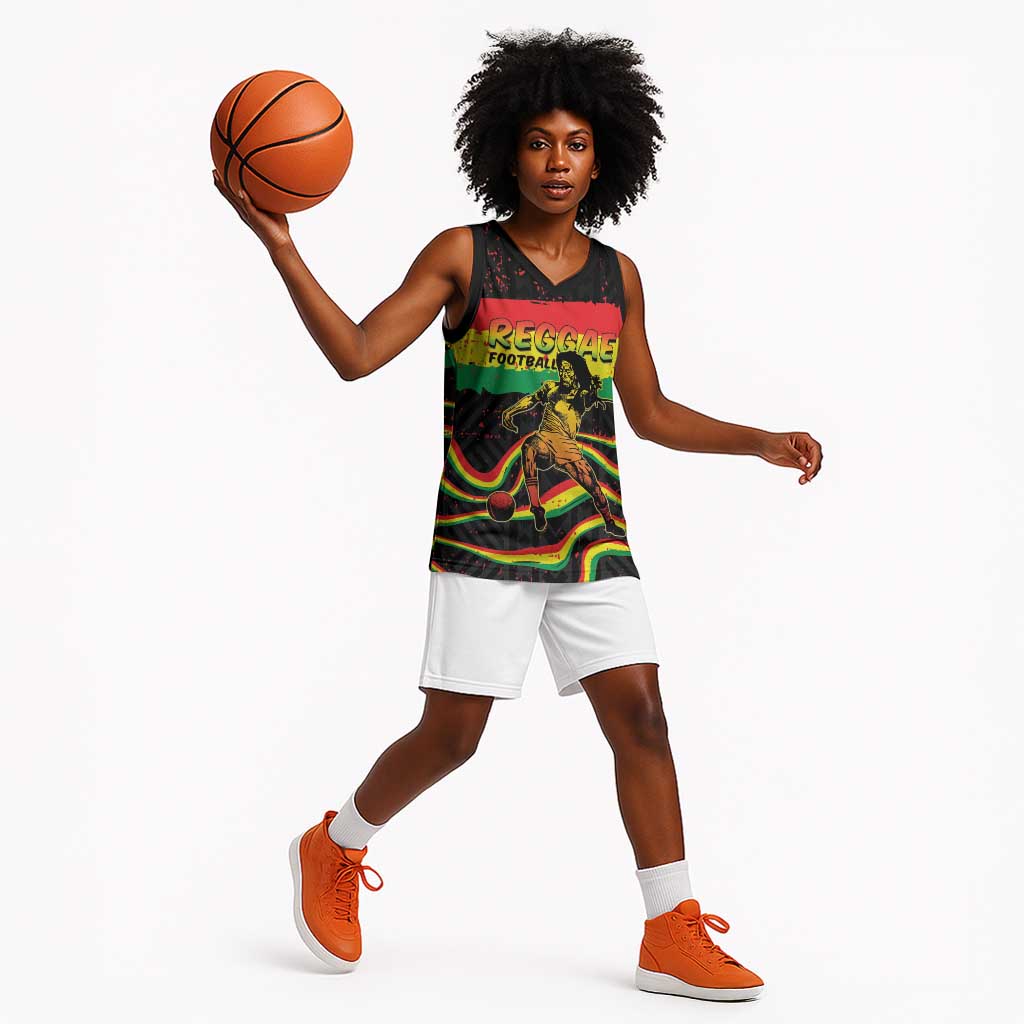 Personalized Reggae Legend Bob Football Basketball Jersey Grunge Style