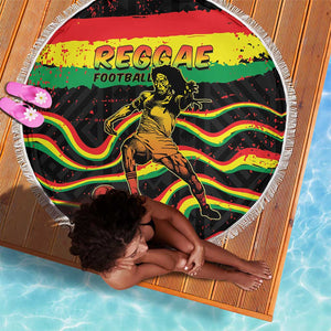 Reggae Legend Bob Football Beach Blanket Grunge Style