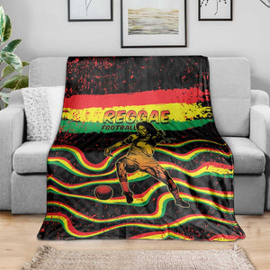 Reggae Legend Bob Football Blanket Grunge Style