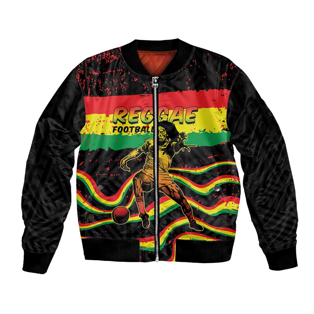 Personalized Reggae Legend Bob Football Bomber Jacket Grunge Style