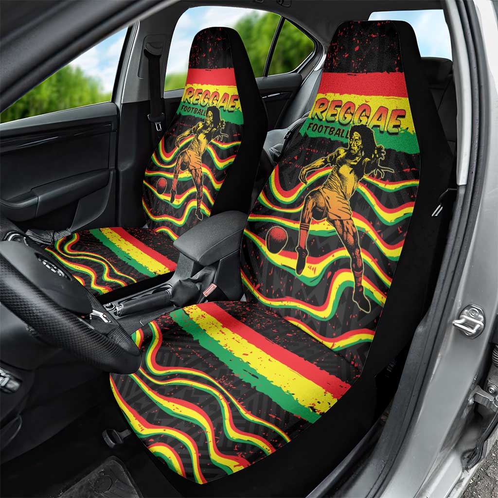 Reggae Legend Bob Football Car Seat Cover Grunge Style