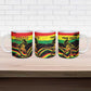 Personalized Reggae Legend Bob Football Ceramic Mug Grunge Style