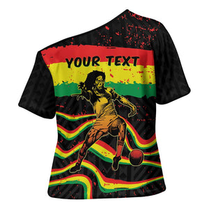 Personalized Reggae Legend Bob Football Cross Shoulder Shirt Grunge Style