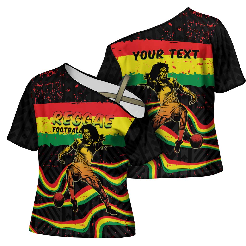 Personalized Reggae Legend Bob Football Cross Shoulder Shirt Grunge Style
