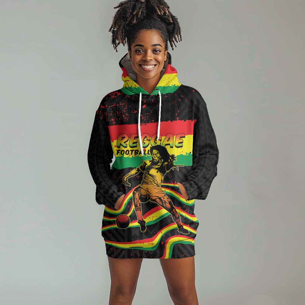 Personalized Reggae Legend Bob Football Hoodie Dress Grunge Style