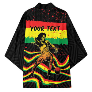 Personalized Reggae Legend Bob Football Kimono Grunge Style