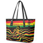 Reggae Legend Bob Football Leather Tote Bag Grunge Style