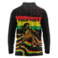 Personalized Reggae Legend Bob Football Long Sleeve Polo Shirt Grunge Style