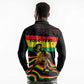 Personalized Reggae Legend Bob Football Long Sleeve Polo Shirt Grunge Style