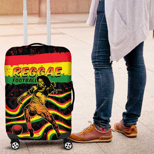 Reggae Legend Bob Football Luggage Cover Grunge Style