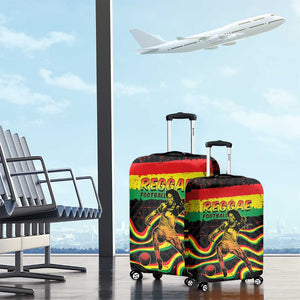 Reggae Legend Bob Football Luggage Cover Grunge Style