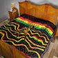 Reggae Legend Bob Football Quilt Grunge Style