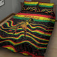 Reggae Legend Bob Football Quilt Bed Set Grunge Style