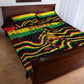Reggae Legend Bob Football Quilt Bed Set Grunge Style