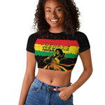 Personalized Reggae Legend Bob Football Raglan Cropped T shirt Grunge Style