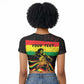 Personalized Reggae Legend Bob Football Raglan Cropped T shirt Grunge Style