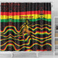 Reggae Legend Bob Football Shower Curtain Grunge Style