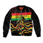 Personalized Reggae Legend Bob Football Sleeve Zip Bomber Jacket Grunge Style