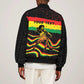 Personalized Reggae Legend Bob Football Sleeve Zip Bomber Jacket Grunge Style