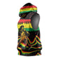 Personalized Reggae Legend Bob Football Sleeveless Hoodie Grunge Style