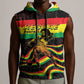 Personalized Reggae Legend Bob Football Sleeveless Hoodie Grunge Style