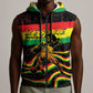 Personalized Reggae Legend Bob Football Sleeveless Zip Hoodie Grunge Style