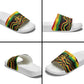 Reggae Legend Bob Football Slide Sandals Grunge Style