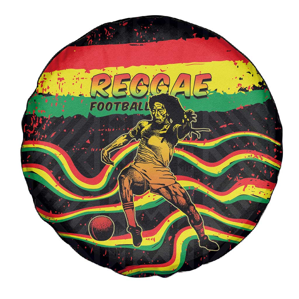 Reggae Legend Bob Football Spare Tire Cover Grunge Style