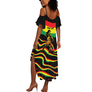Personalized Reggae Legend Bob Football Summer Maxi Dress Grunge Style