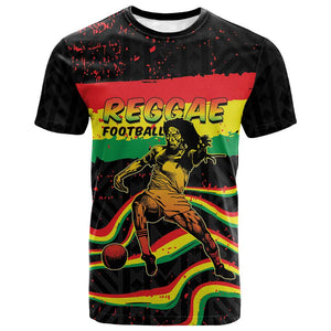 Personalized Reggae Legend Bob Football T shirt Grunge Style