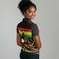 Personalized Reggae Legend Bob Football Women Polo Shirt Grunge Style