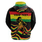 Personalized Reggae Legend Bob Football Zip Hoodie Grunge Style