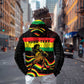 Personalized Reggae Legend Bob Football Zip Hoodie Grunge Style