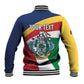 Personalized Happy Seychelles Independence Day Baseball Jacket Black Parrot Coat Of Arms