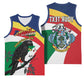 Personalized Happy Seychelles Independence Day Basketball Jersey Black Parrot Coat Of Arms - African Pride